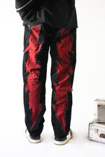 Bacco red "Volt" denim (Relaxed)