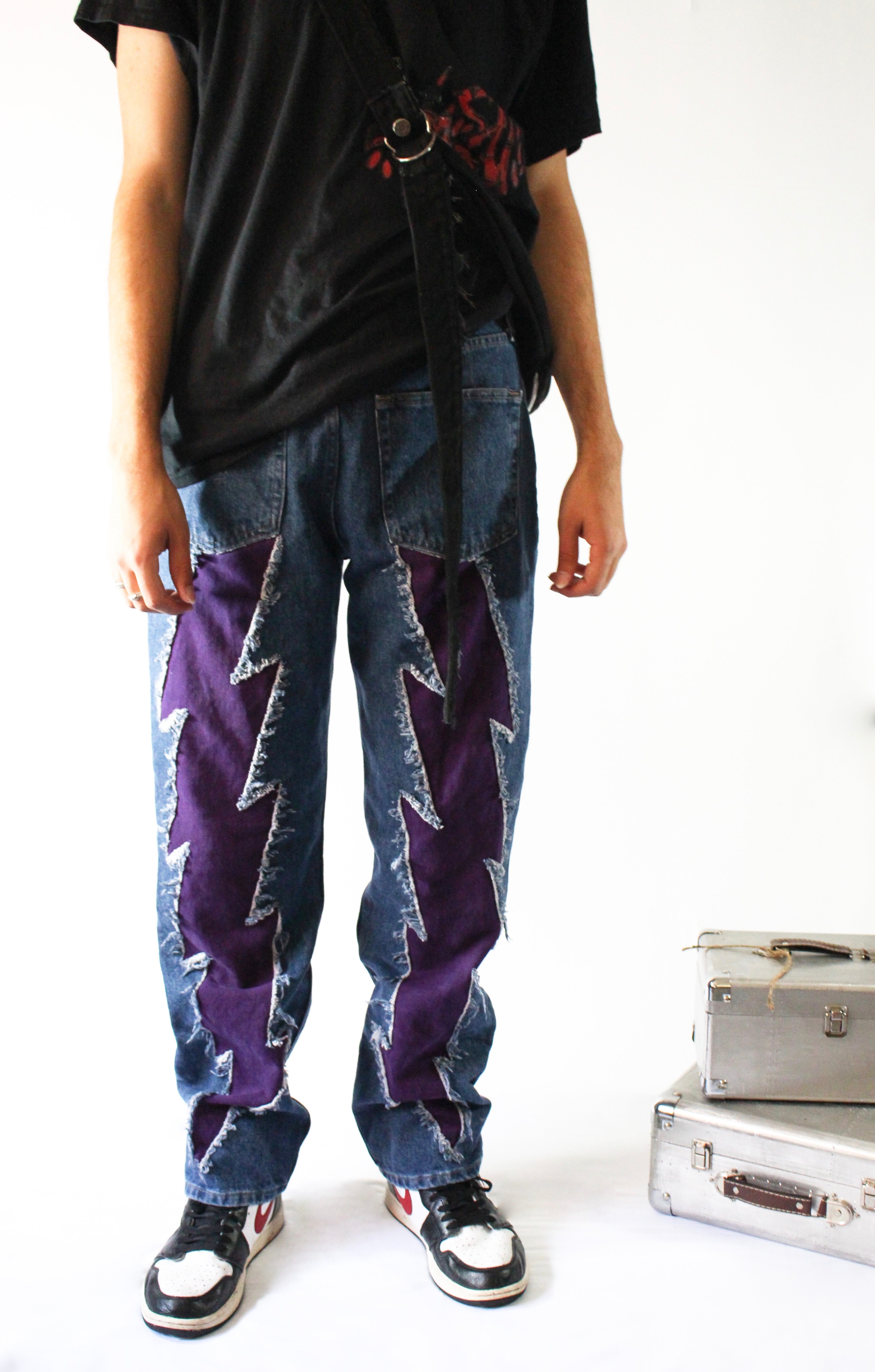 Bacco purple "Volt" denim (Slim)