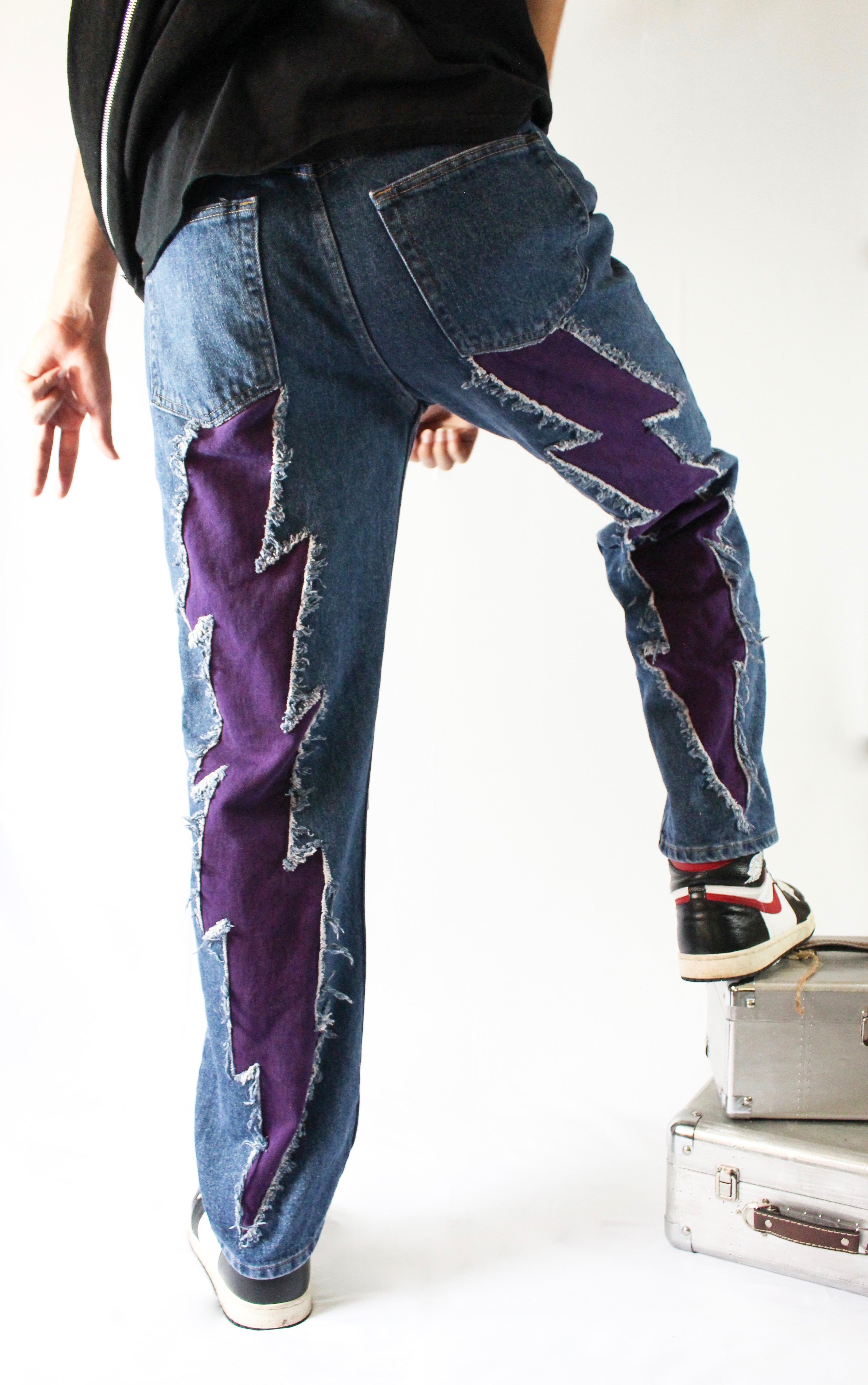 Bacco purple "Volt" denim (Slim)