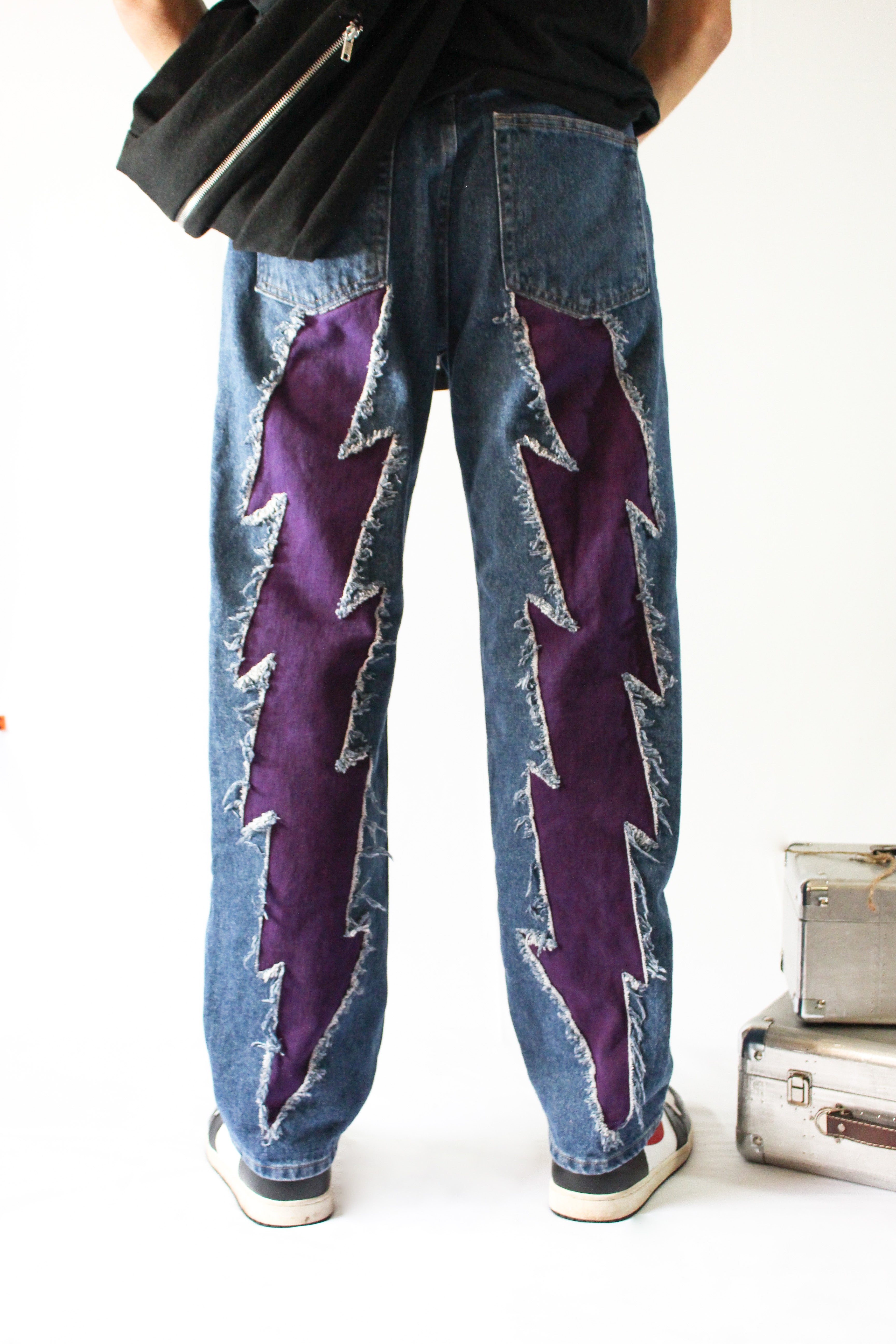 Bacco purple "Volt" denim (Slim)