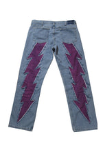 Bacco pink "Volt" denim (slim)